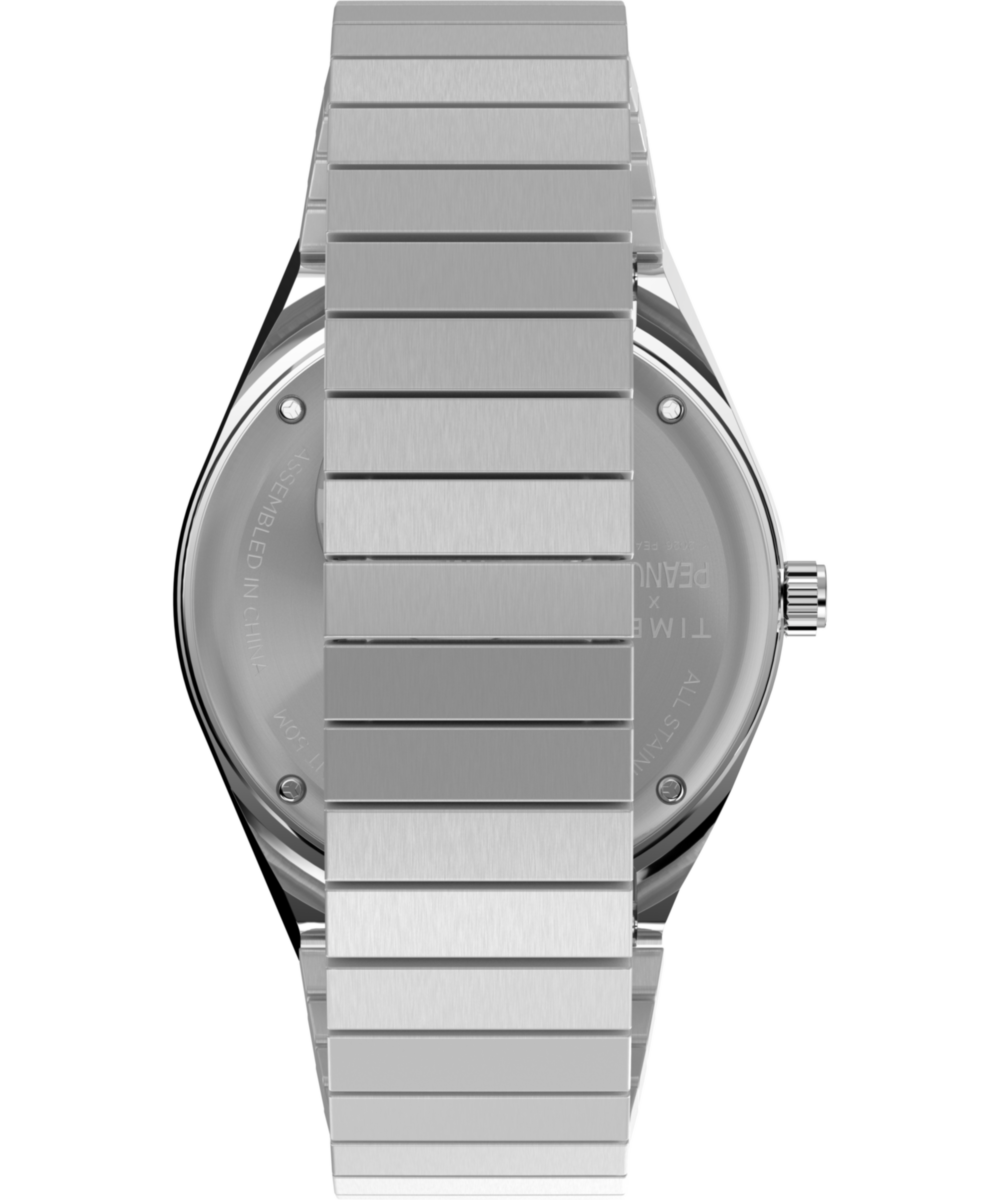 Peanuts® x Q Timex® 36mm Stainless Steel Expansion Band Watch