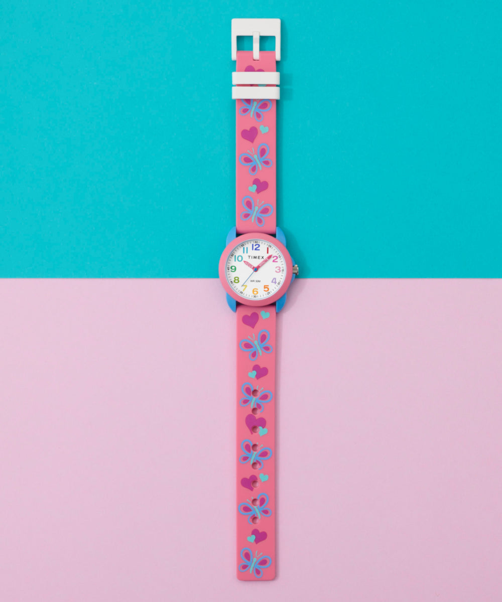 Timex Kids Time Teacher 30mm Silicone Strap Watch