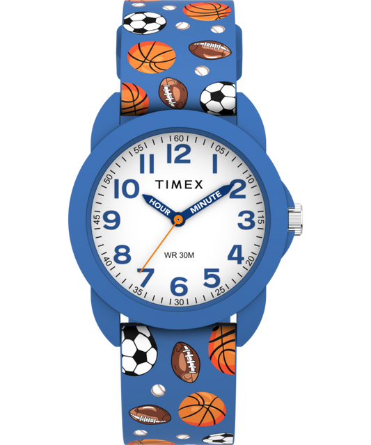 Timex Kids Time Teacher 30mm Silicone Strap Watch
