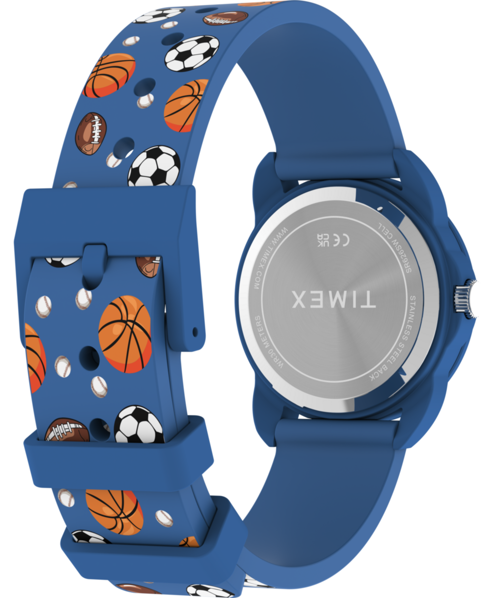 Timex Kids Time Teacher 30mm Silicone Strap Watch