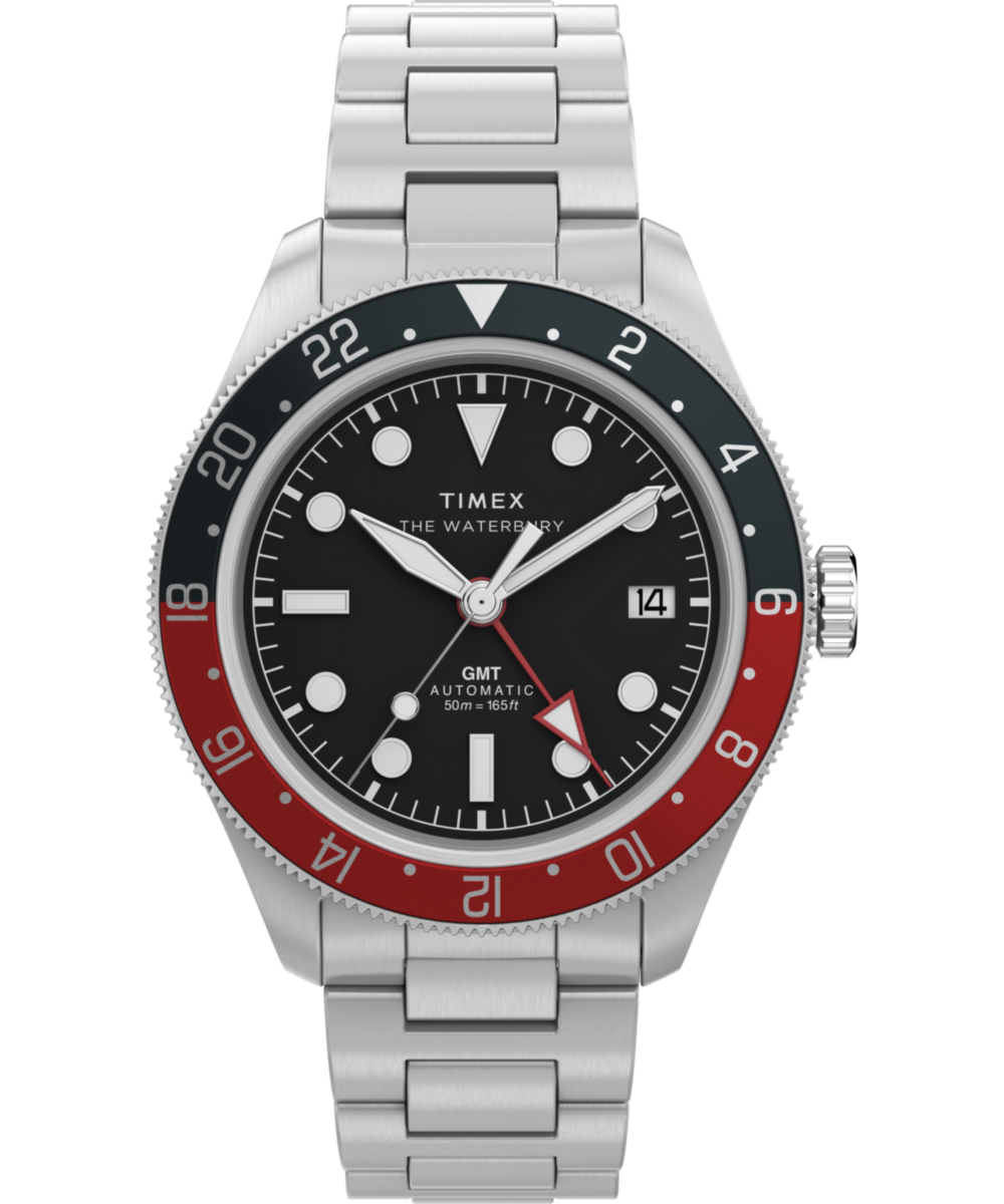 Waterbury Heritage Automatic GMT 41.5mm Stainless Steel Bracelet Watch