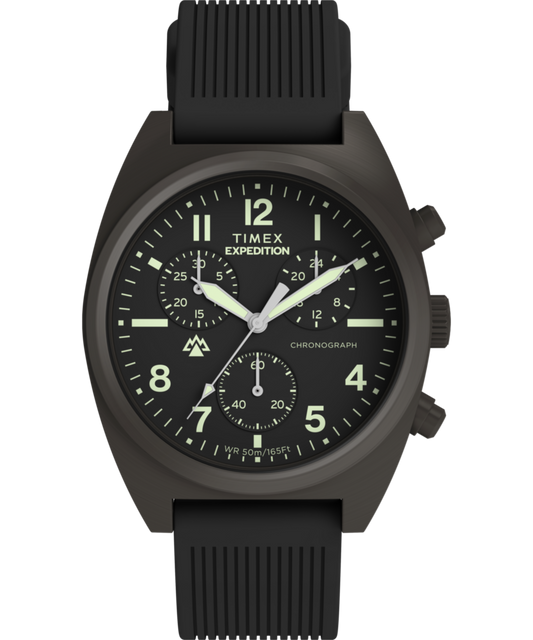 Expedition® Capstone Chronograph 41mm Silicone Strap Watch