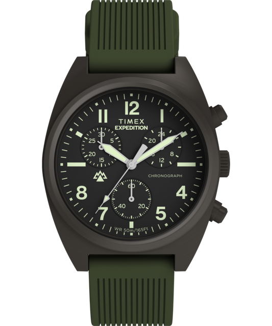 Expedition® Capstone Chronograph 41mm Silicone Strap Watch
