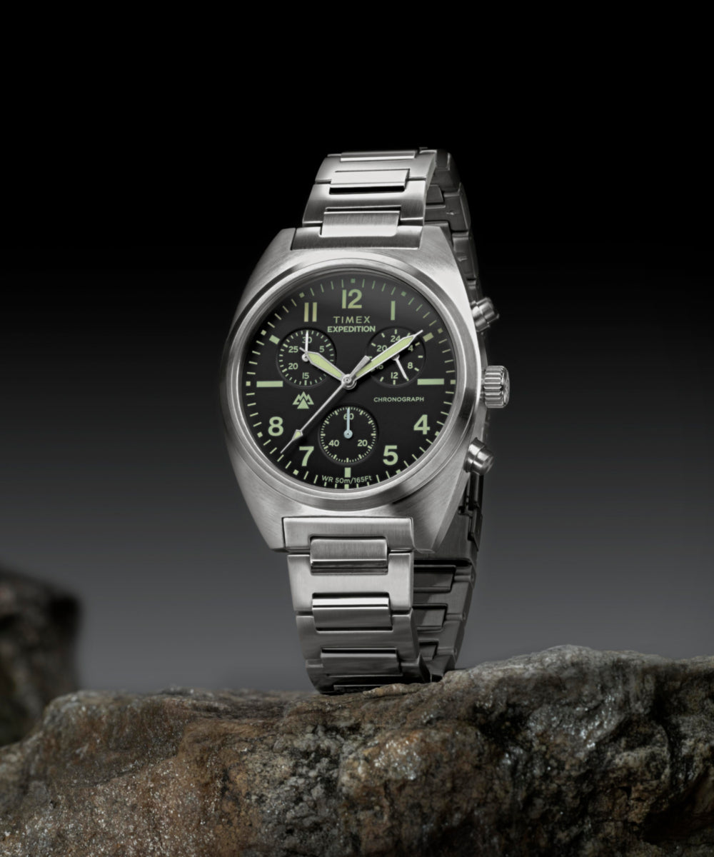 Expedition® Capstone Chronograph 41mm Stainless Steel Bracelet Watch