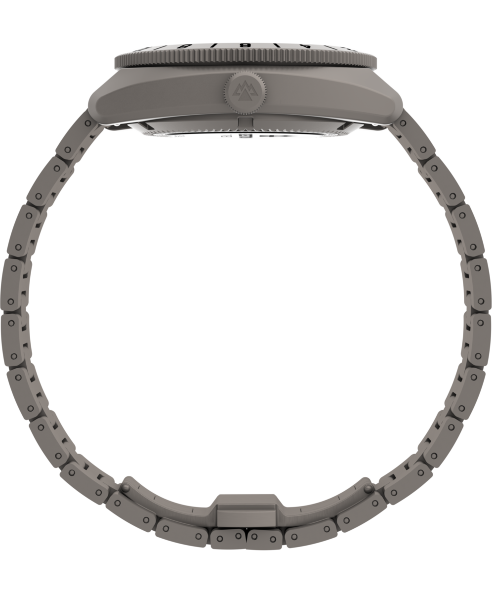 Expedition® Pioneer Titanium Automatic GMT 41mm Titanium Bracelet Watch