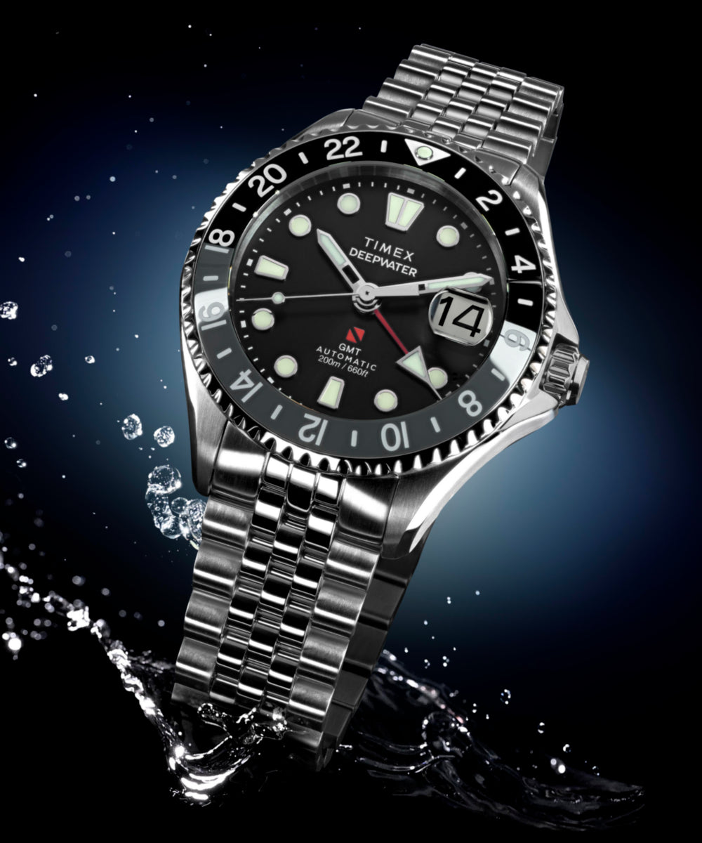 Deepwater Meridian 200 Automatic GMT 42mm Stainless Steel Bracelet Watch
