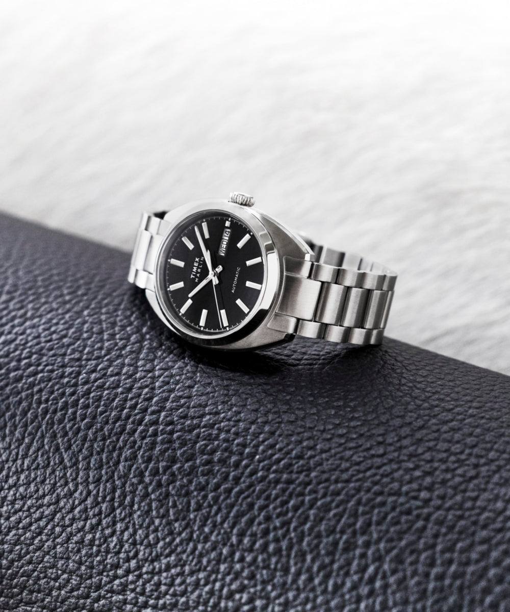 Marlin® Draper Automatic 37mm Stainless Steel Bracelet Watch