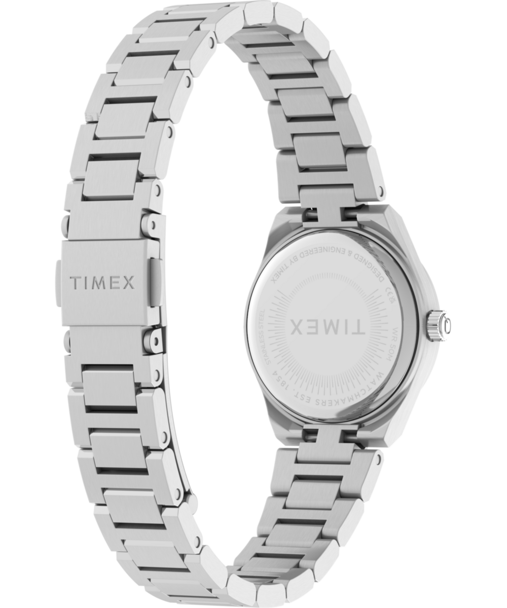 Q Timex® Continental Mini 24mm Stainless Steel Bracelet Watch