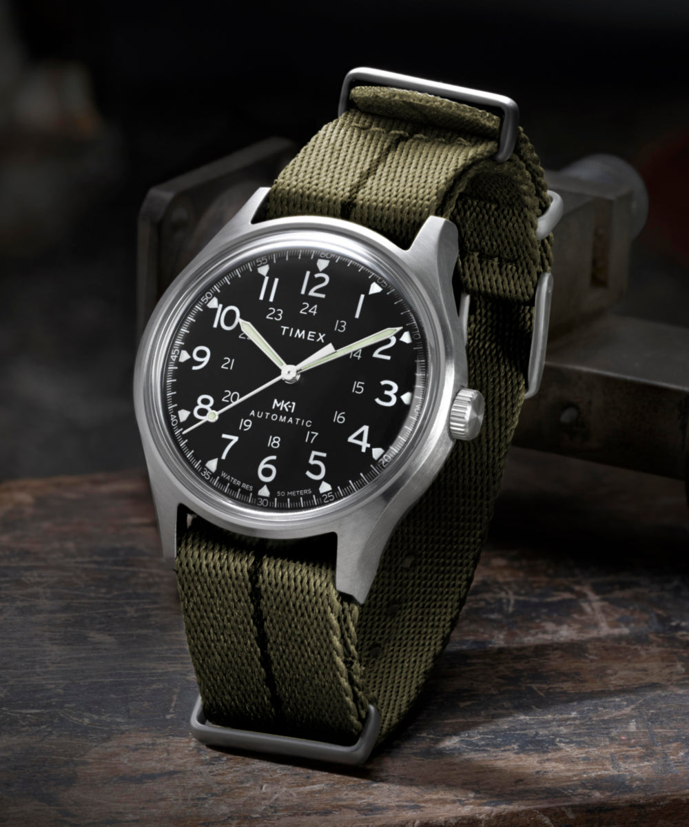 MK1 Automatic 40mm Fabric Strap Watch