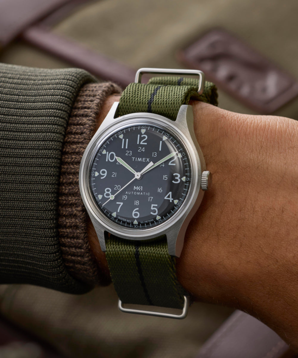 MK1 Automatic 40mm Fabric Strap Watch