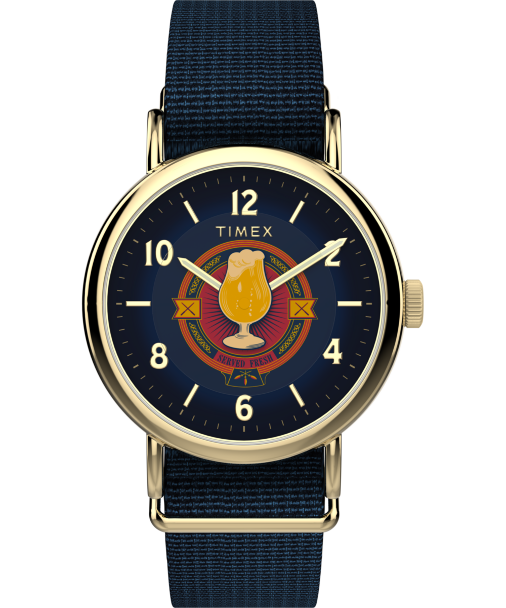 Harry Potter x Timex Weekender Butterbeer 40mm Fabric Strap Watch