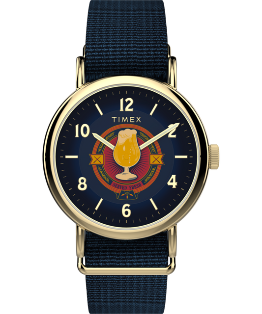 Harry Potter x Timex Weekender Butterbeer 40mm Fabric Strap Watch