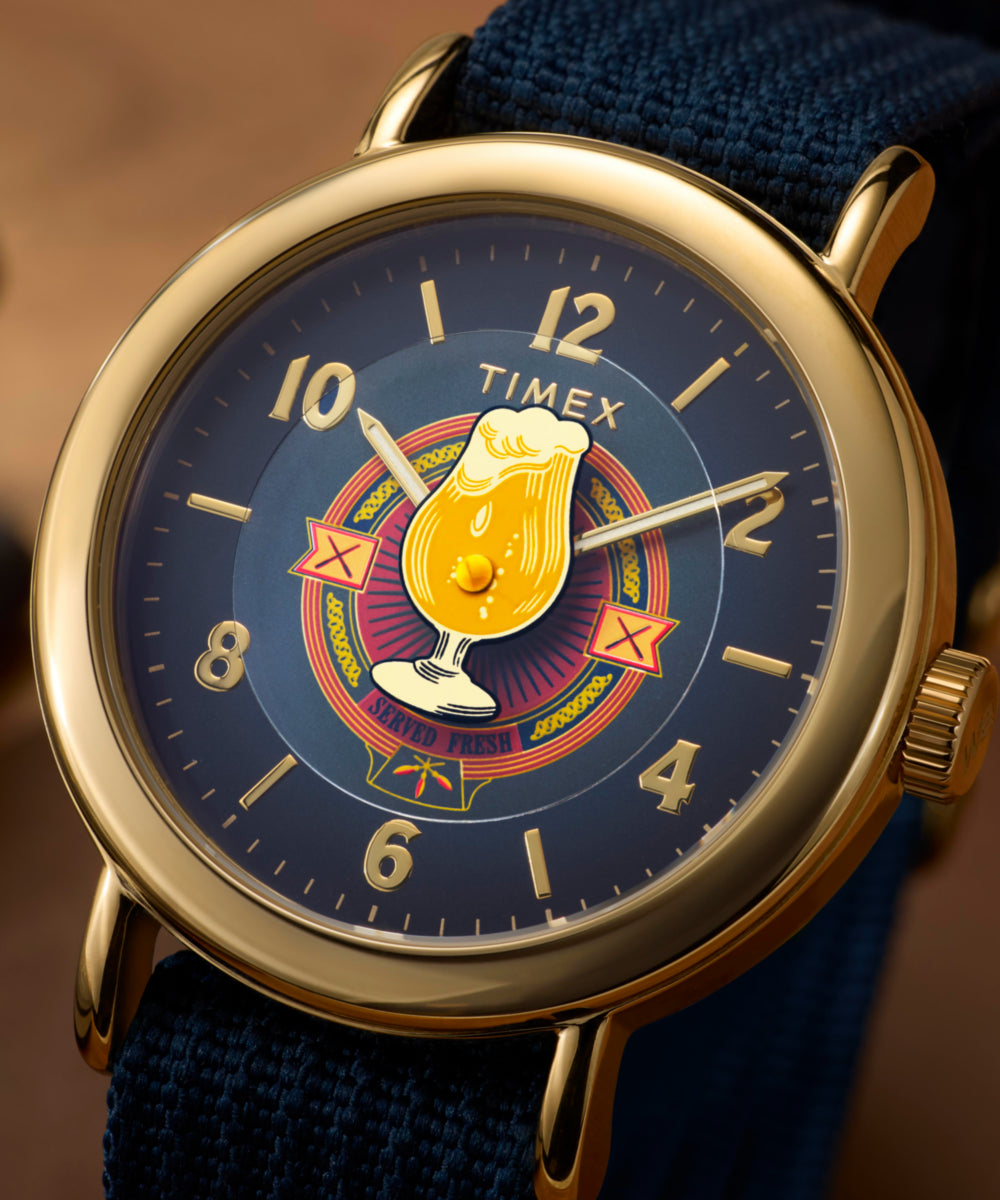 Harry Potter x Timex Weekender Butterbeer 40mm Fabric Strap Watch