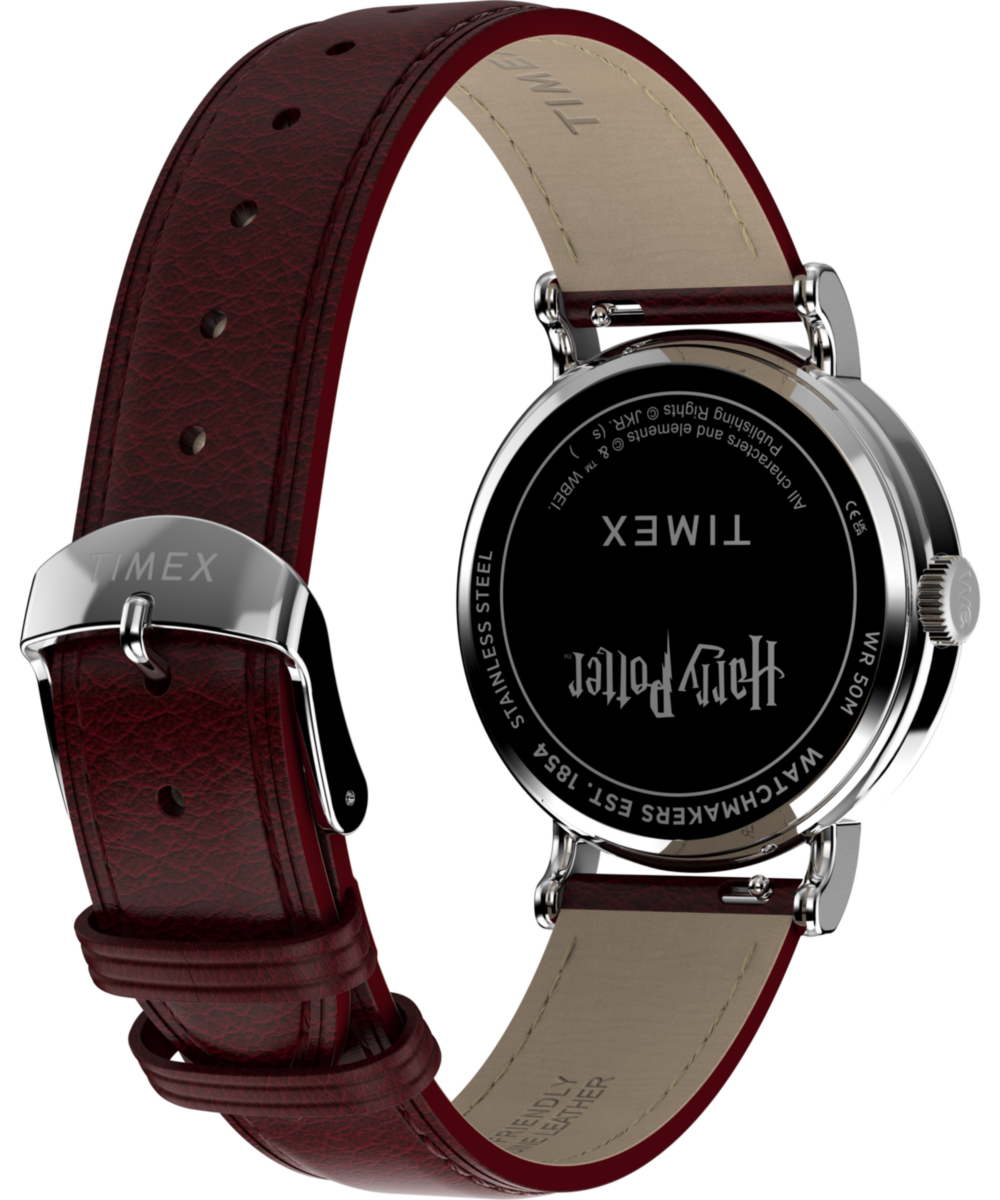 Harry Potter x Timex Weekender Platform 9 3/4 37mm Leather Strap Watch