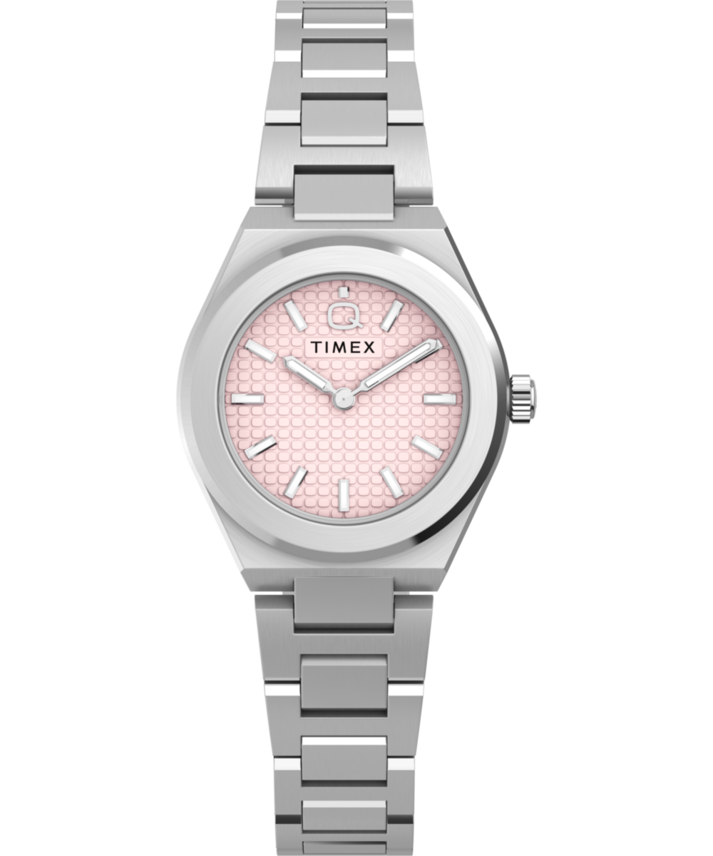 Q Timex® Continental Mini 24mm Stainless Steel Bracelet Watch