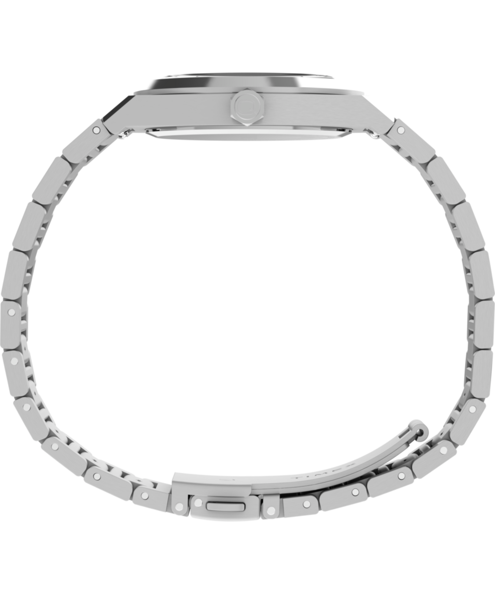 Q Timex Marbella 34mm Stainless Steel Bracelet Watch