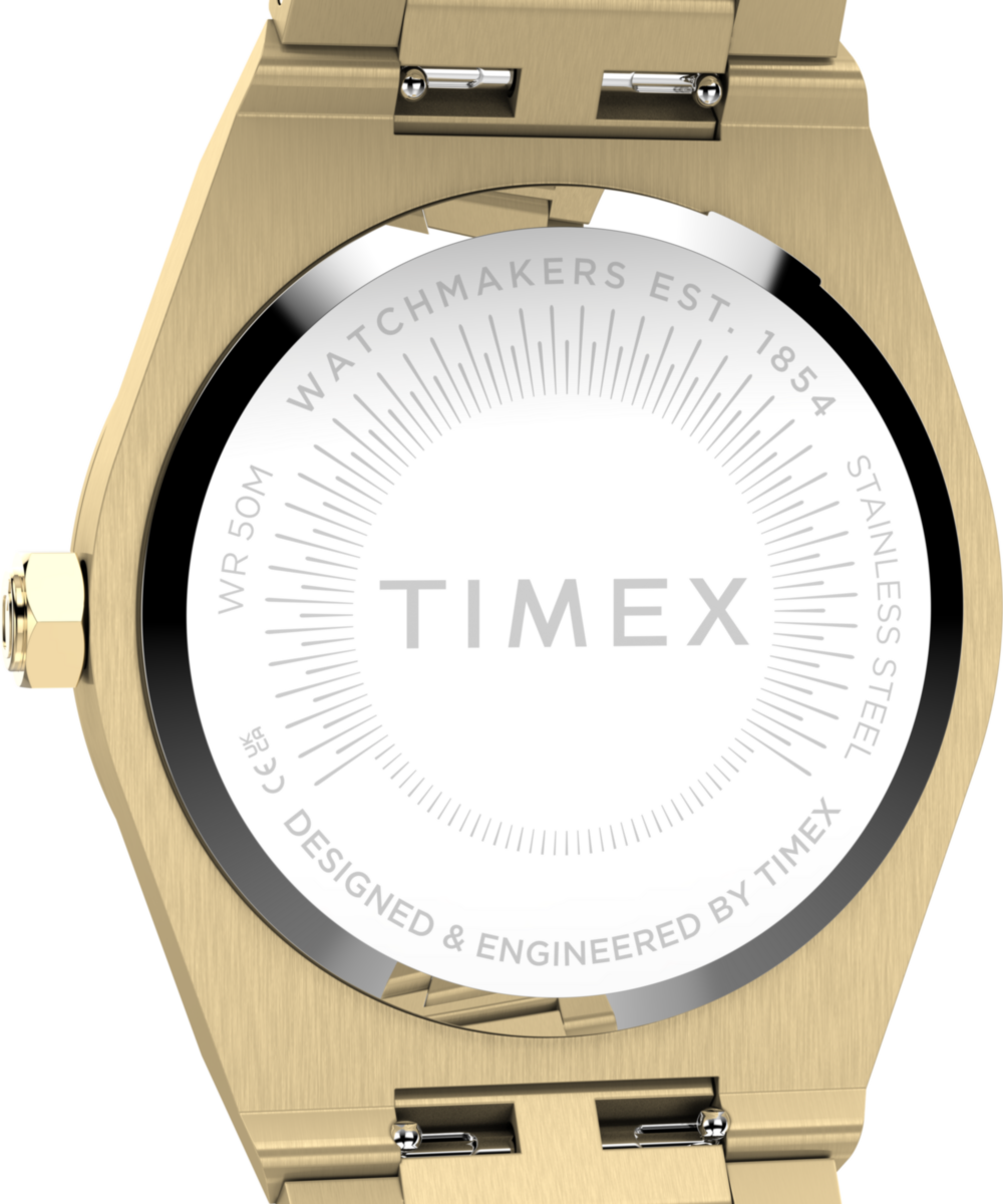 Q Timex Marbella 34mm Stainless Steel Bracelet Watch