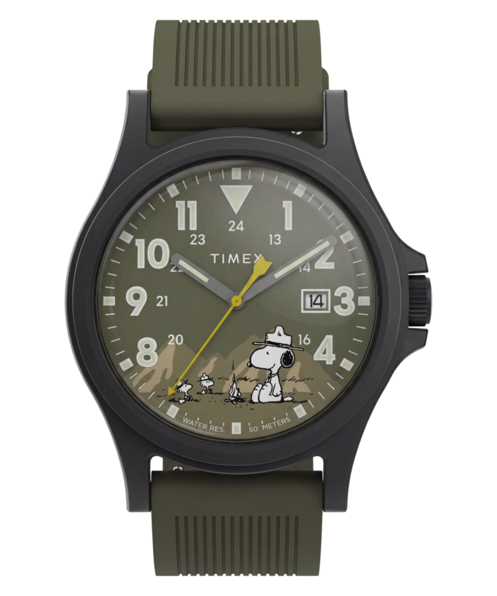 Peanuts® x Timex Expedition® Acadia 40mm Silicone Strap Watch