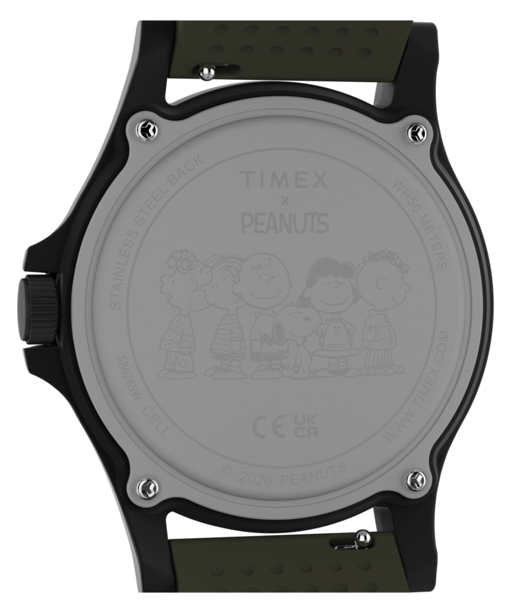 Peanuts® x Timex Expedition® Acadia 40mm Silicone Strap Watch