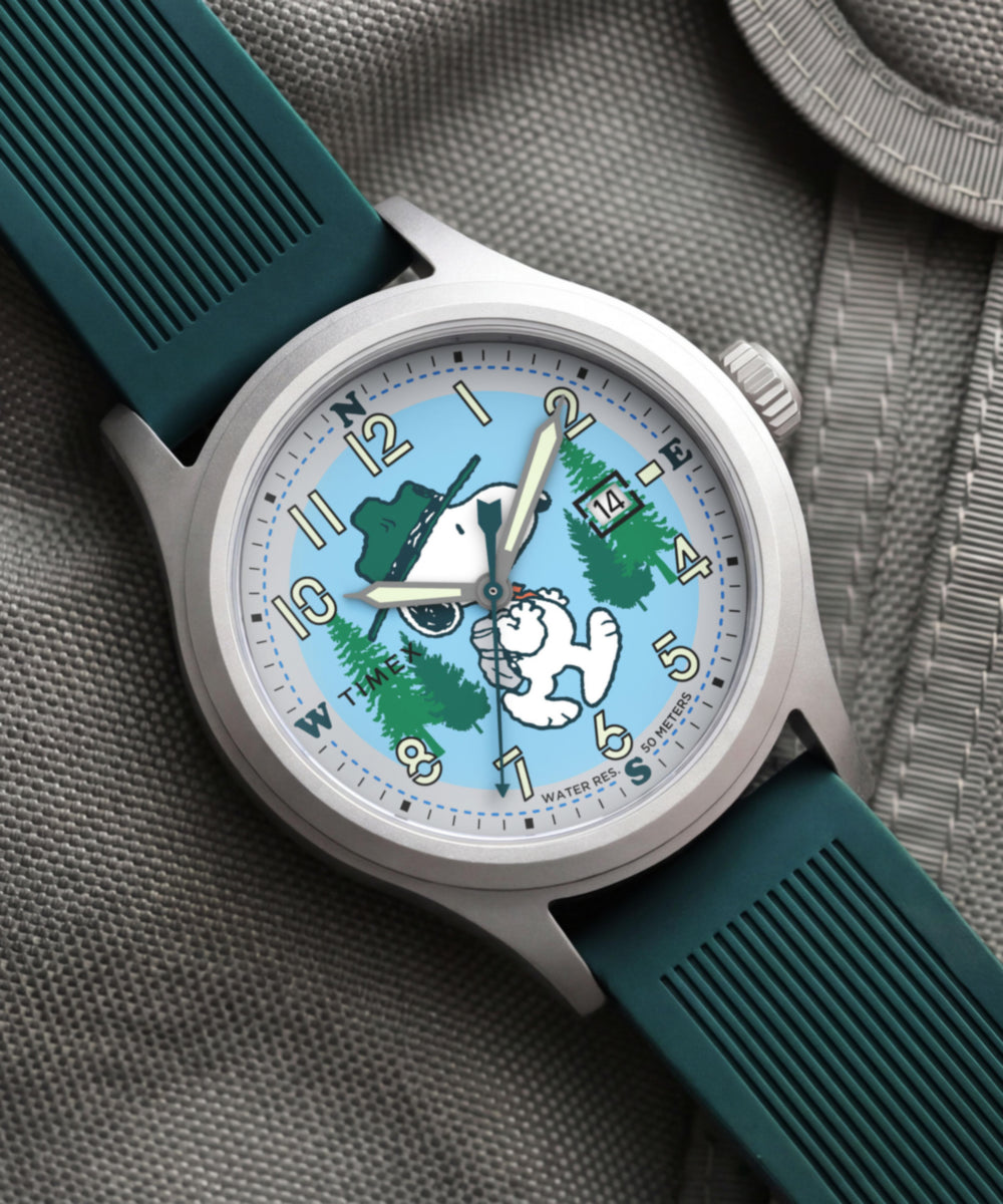 Peanuts® x Timex Expedition® Scout 40mm Silicone Strap Watch
