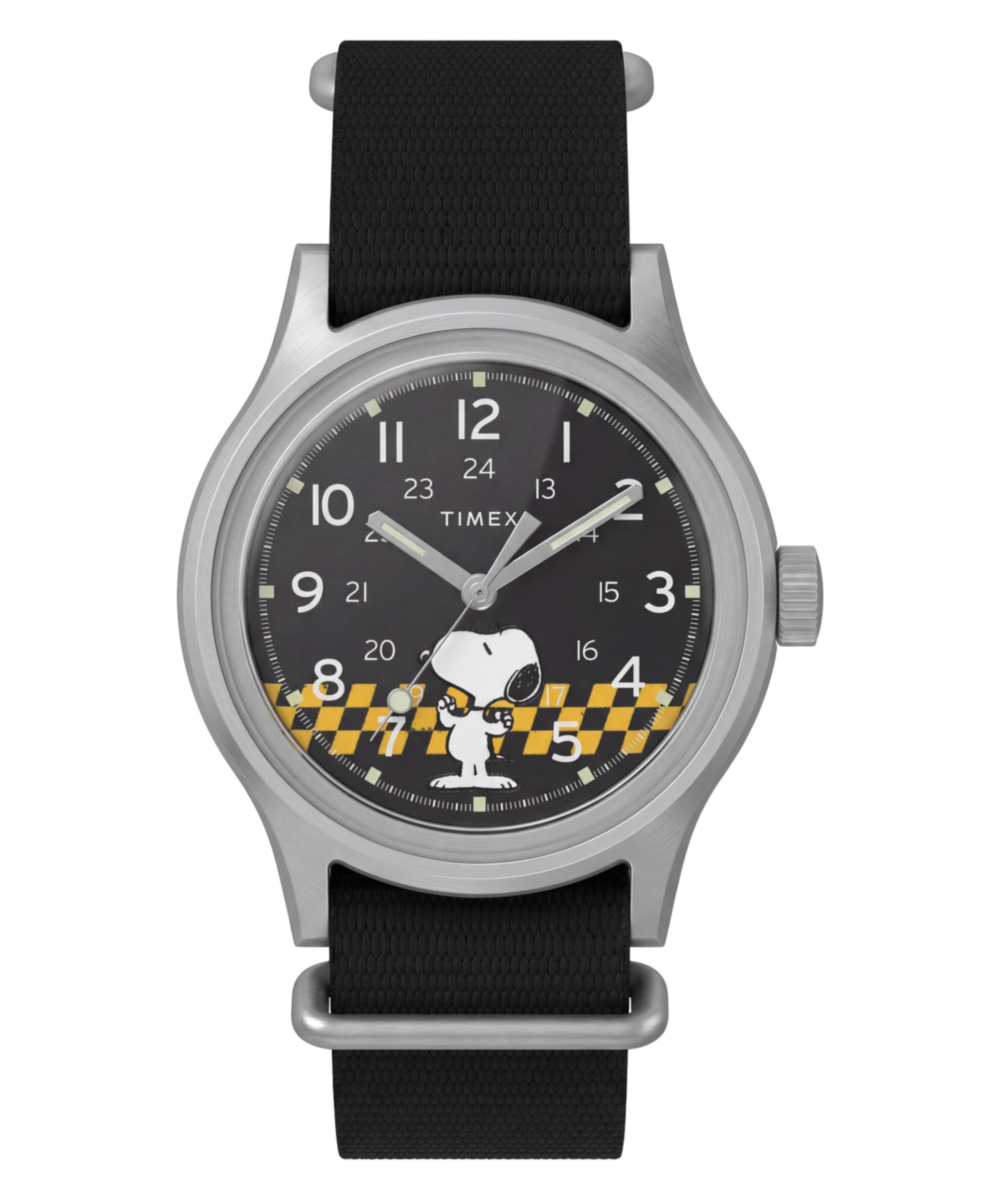 Peanuts® x Timex MK1® 36mm Fabric Strap Watch
