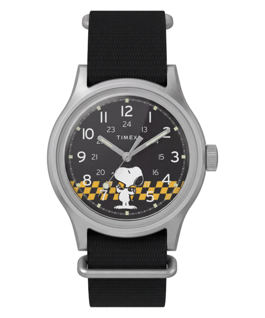 Peanuts® x Timex MK1® 36mm Fabric Strap Watch