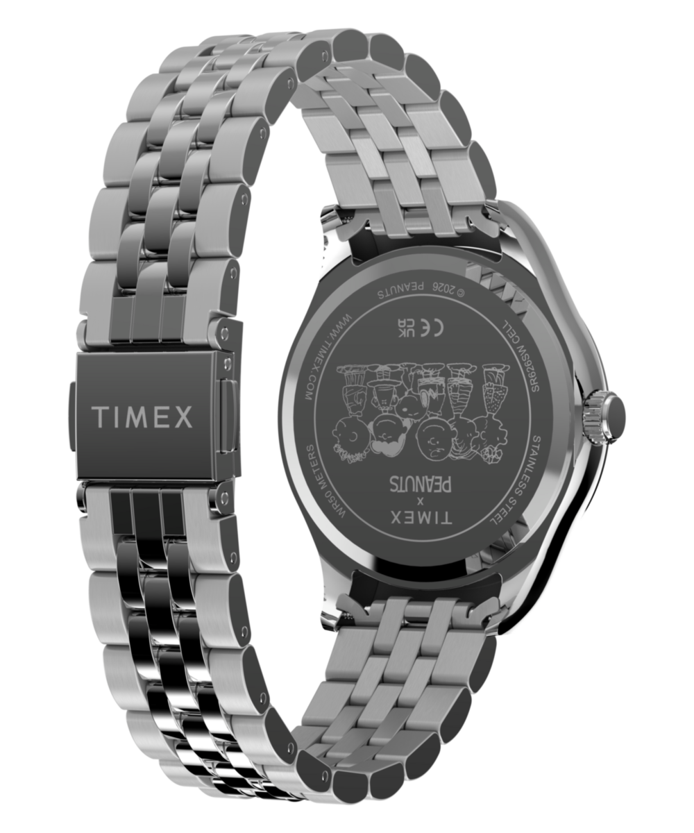 Peanuts® x Timex Legacy Snoopy Umbrella Stainless Steel Bracelet Watch