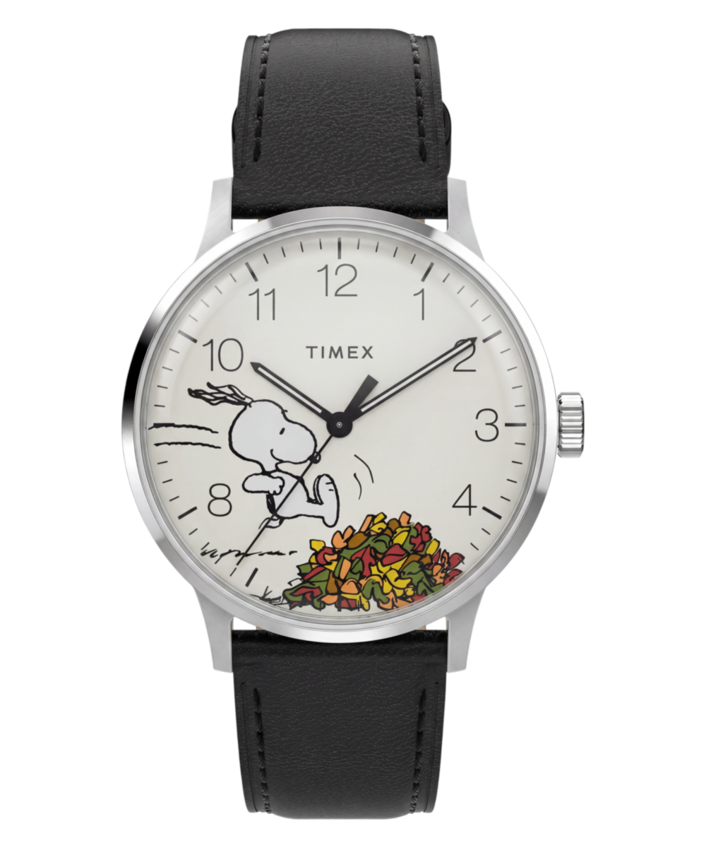Peanuts® x Timex Waterbury Classic 40mm Leather Strap Watch