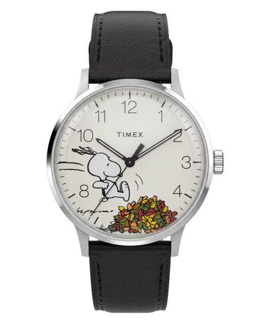 Peanuts® x Timex Waterbury Classic 40mm Leather Strap Watch
