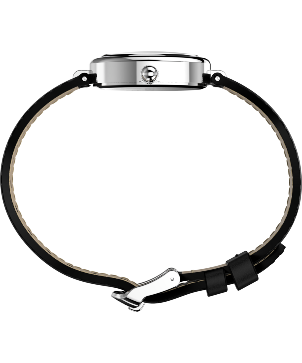 Cavatina® Luxe 22mm Leather Strap Watch