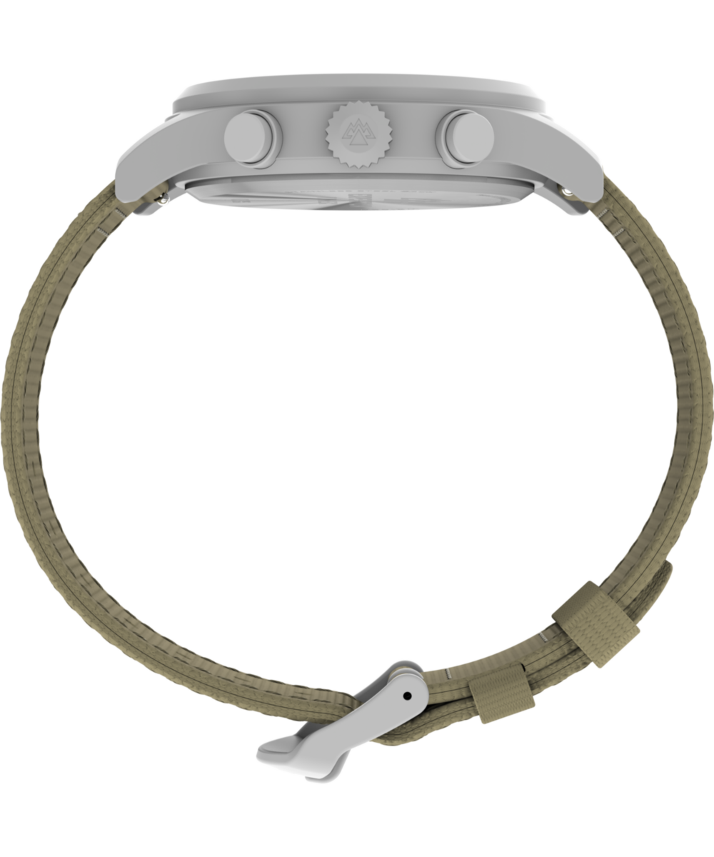 Expedition® Sierra Chronograph 43mm Fabric Strap Watch