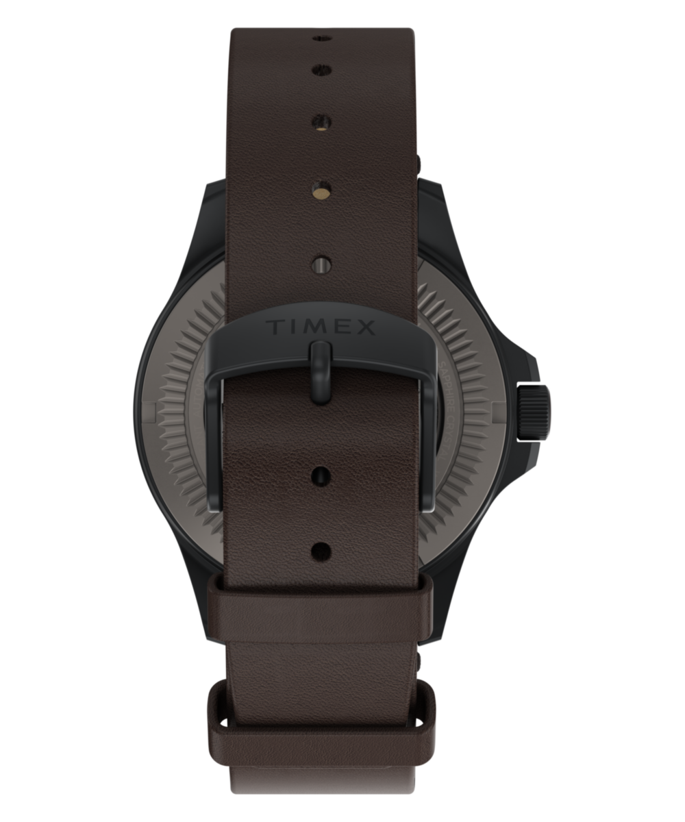 Expedition® Field Post Titanium Automatic 41mm Leather Strap Watch