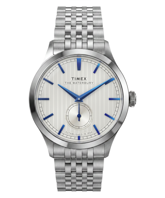 Waterbury Classic Sub-Second 39mm Stainless Steel Bracelet Watch