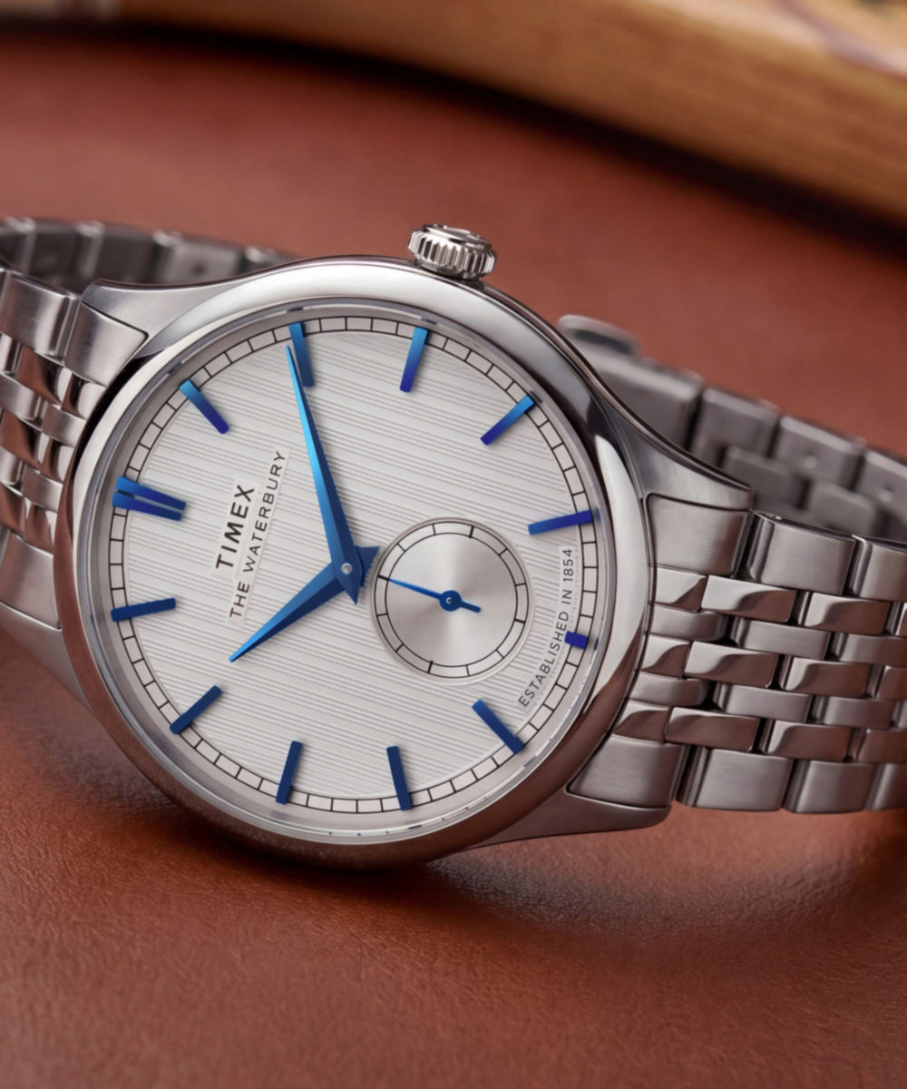 Waterbury Classic Sub-Second 39mm Stainless Steel Bracelet Watch