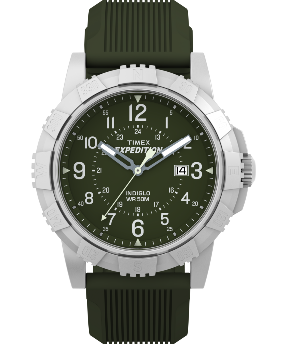 Expedition Ridge 43mm Silicone Strap Watch