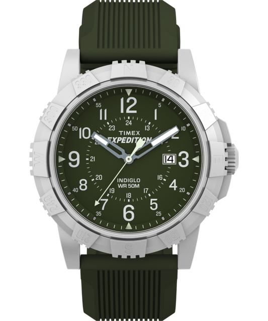 Expedition Ridge 43mm Silicone Strap Watch