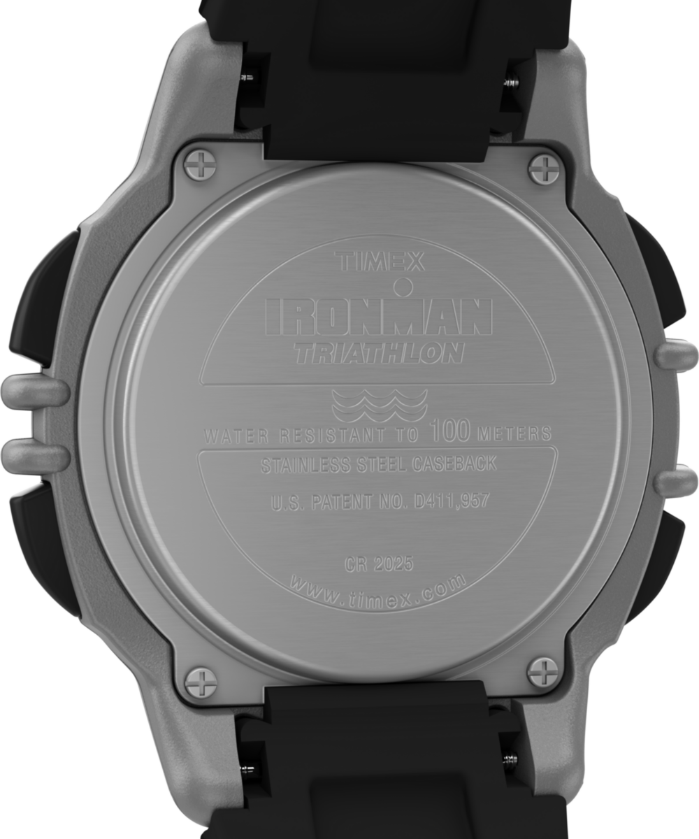 TIMEX® IRONMAN® Flix 100 Lap 42mm PU Strap Watch 