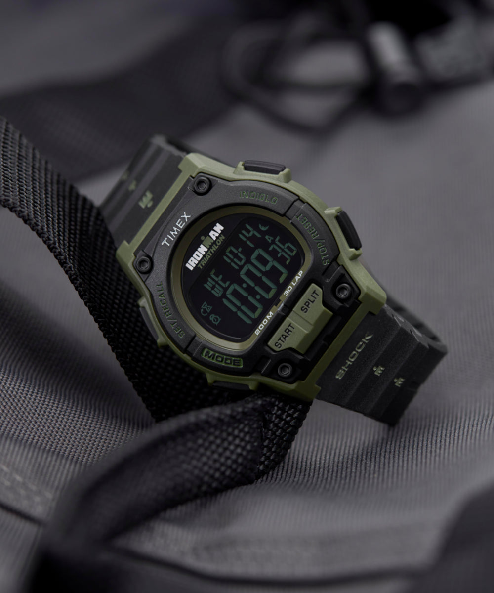 TIMEX® IRONMAN® Shock Endure 42mm Resin Strap Watch