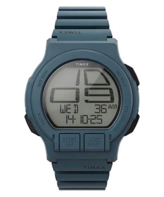 Retroware Digital 46mm Resin Strap Watch