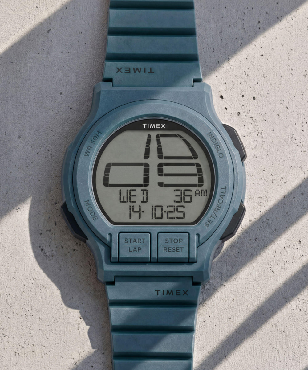 Retroware Digital 46mm Resin Strap Watch
