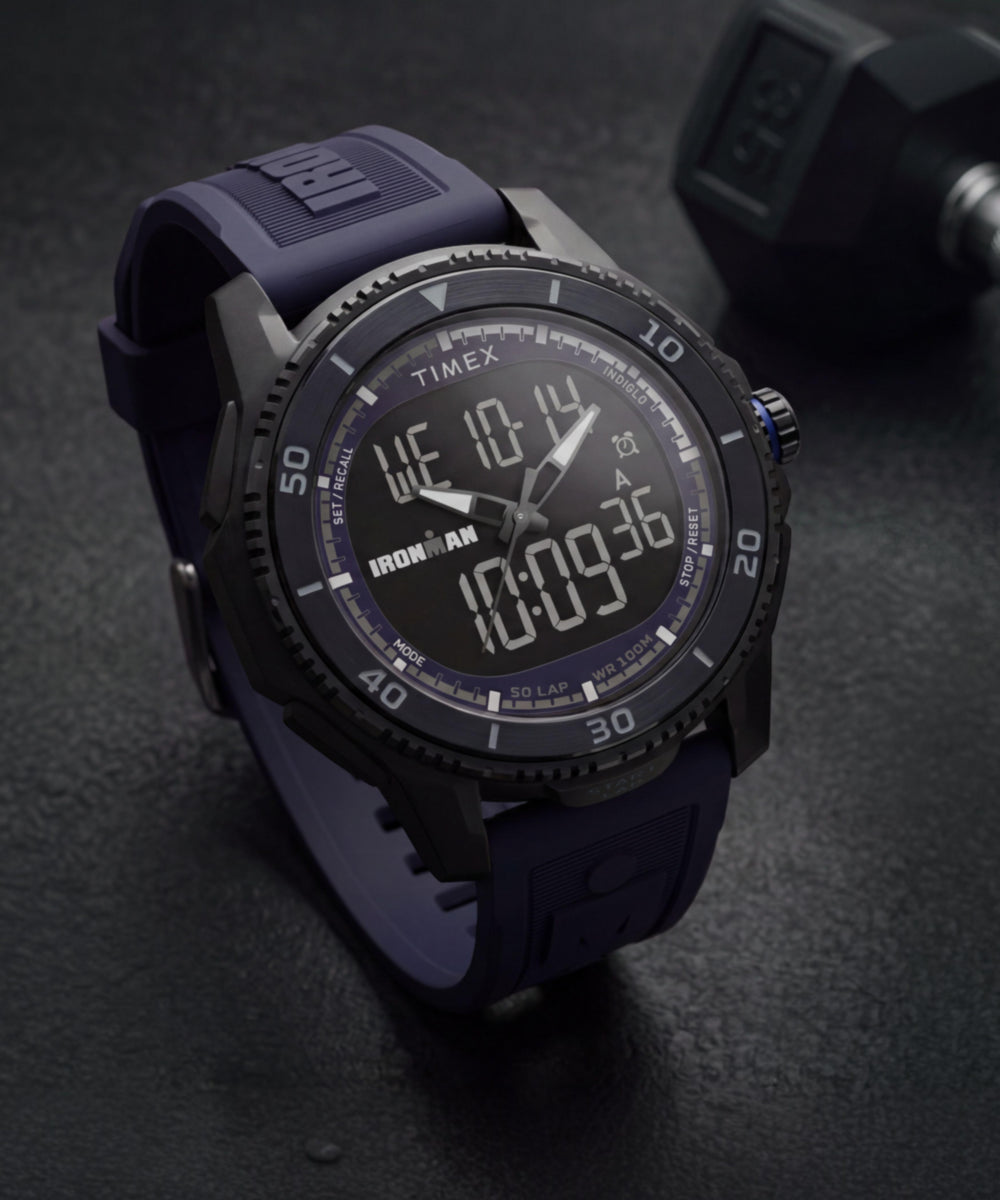 TIMEX® IRONMAN® Adrenaline 46.5mm Resin Strap Watch