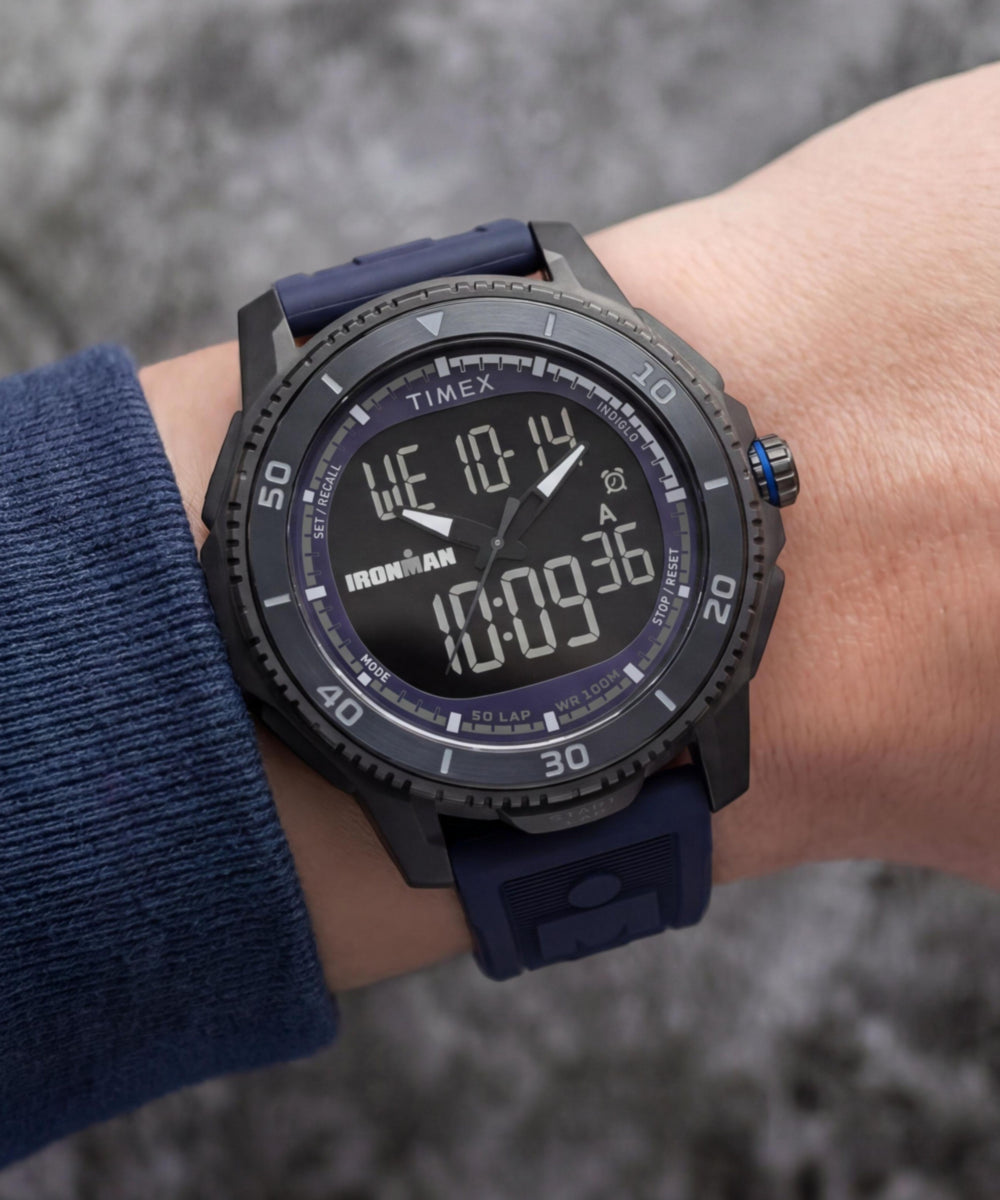 TIMEX® IRONMAN® Adrenaline 46.5mm Resin Strap Watch