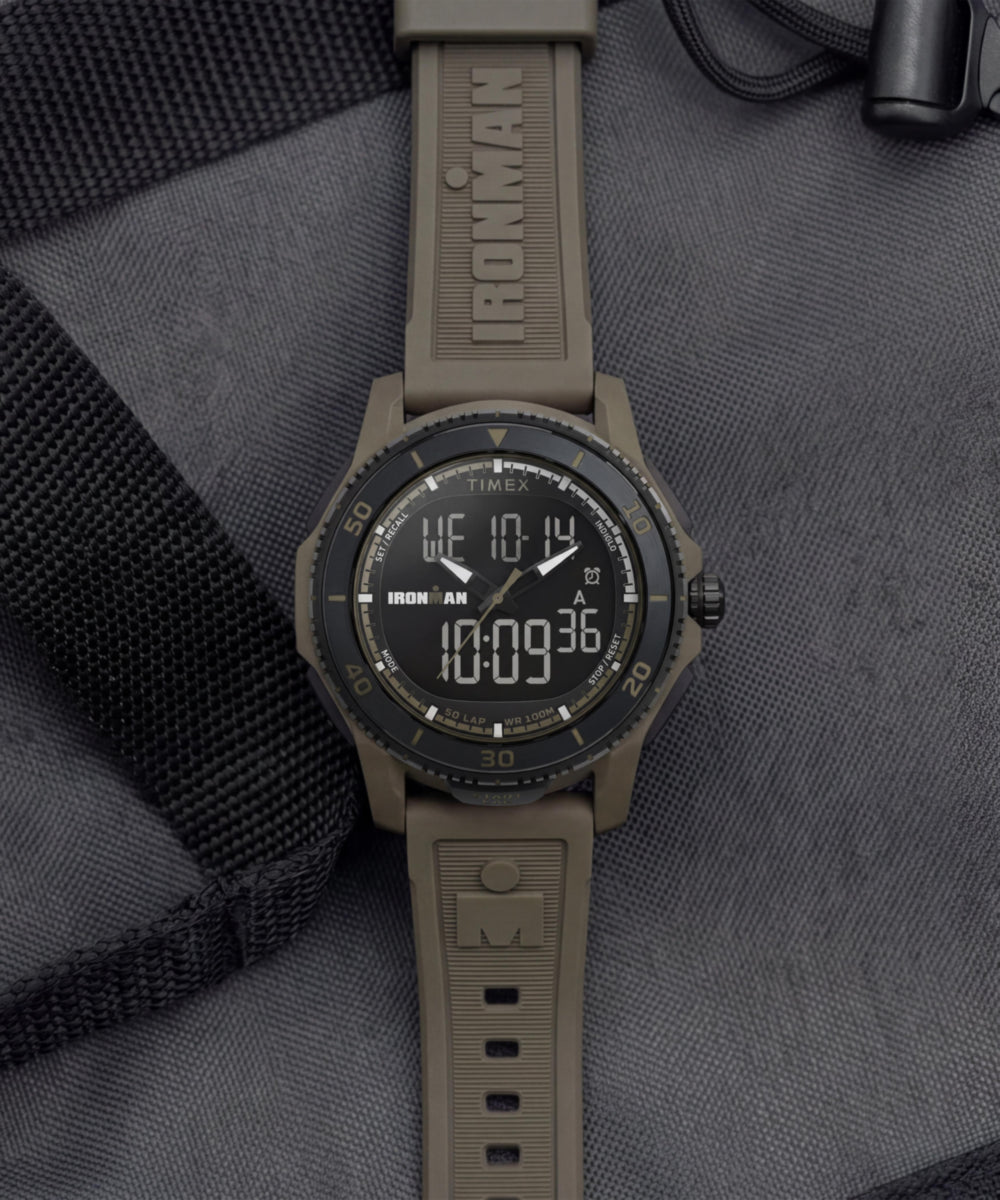 TIMEX® IRONMAN® Adrenaline 46.5mm Resin Strap Watch