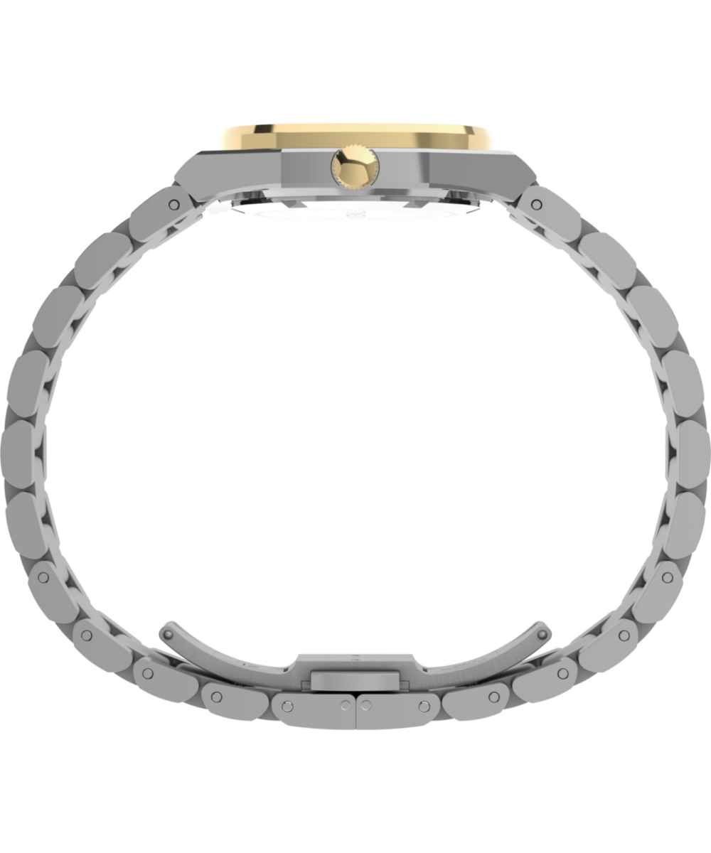 Timex® Quartz E Line 30mm Stainless Steel Bracelet Watch