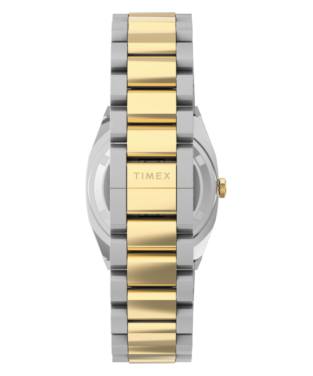Timex® Quartz E Line 30mm Stainless Steel Bracelet Watch
