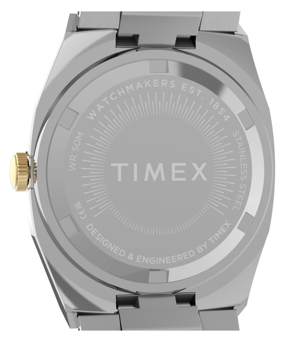 Timex® Quartz E Line 30mm Stainless Steel Bracelet Watch