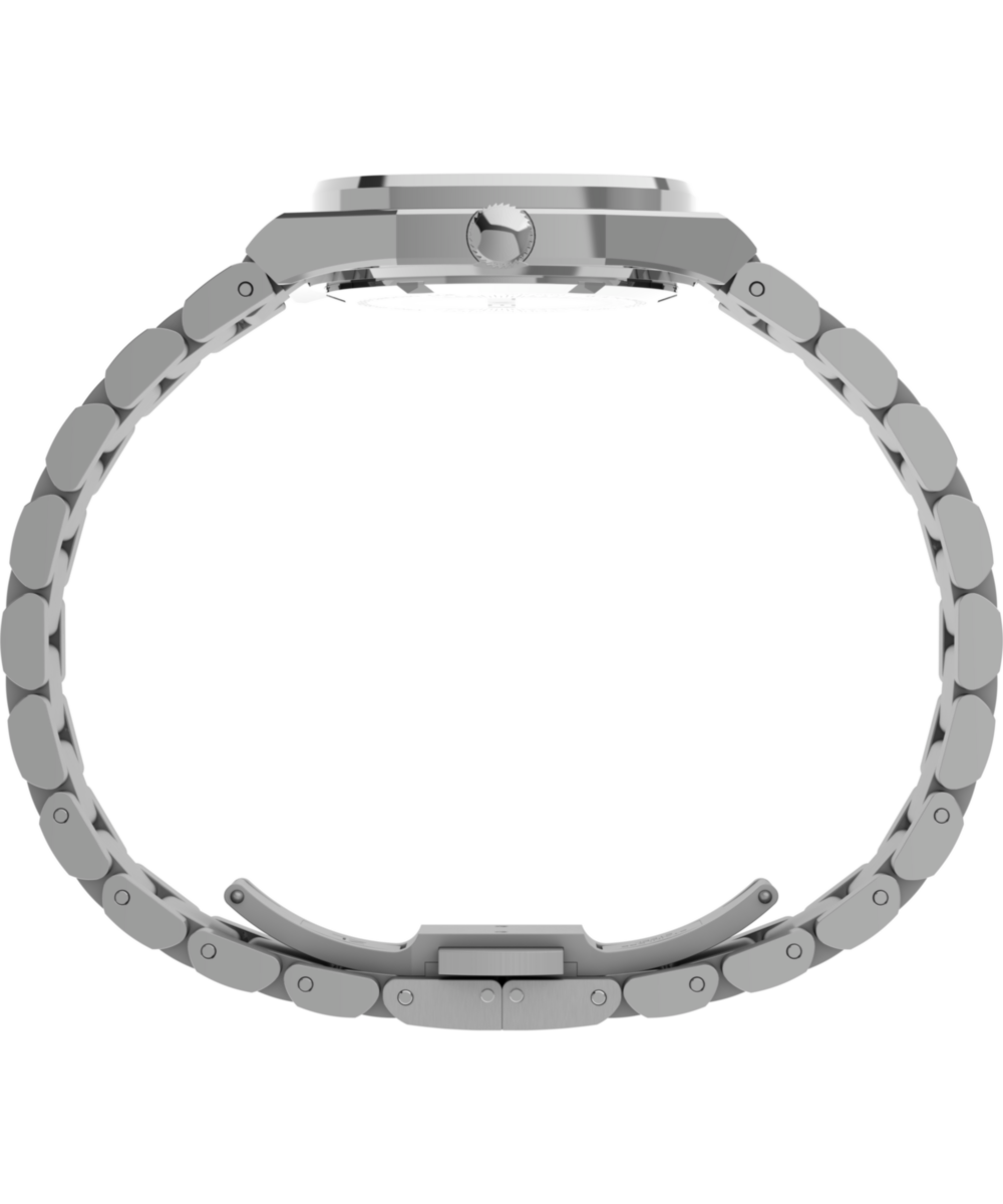 Timex® Quartz E Line 30mm Stainless Steel Bracelet Watch