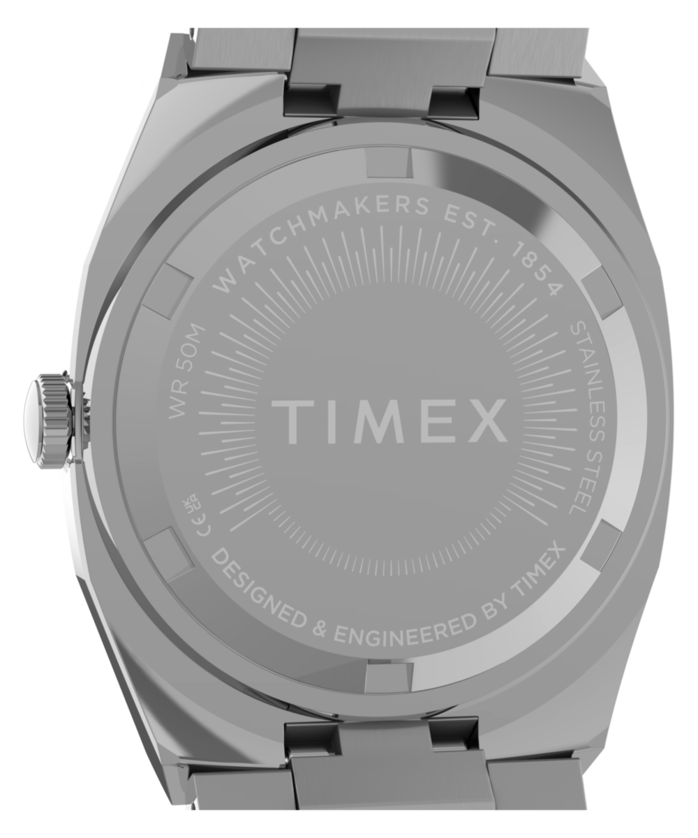 Timex® Quartz E Line 30mm Stainless Steel Bracelet Watch