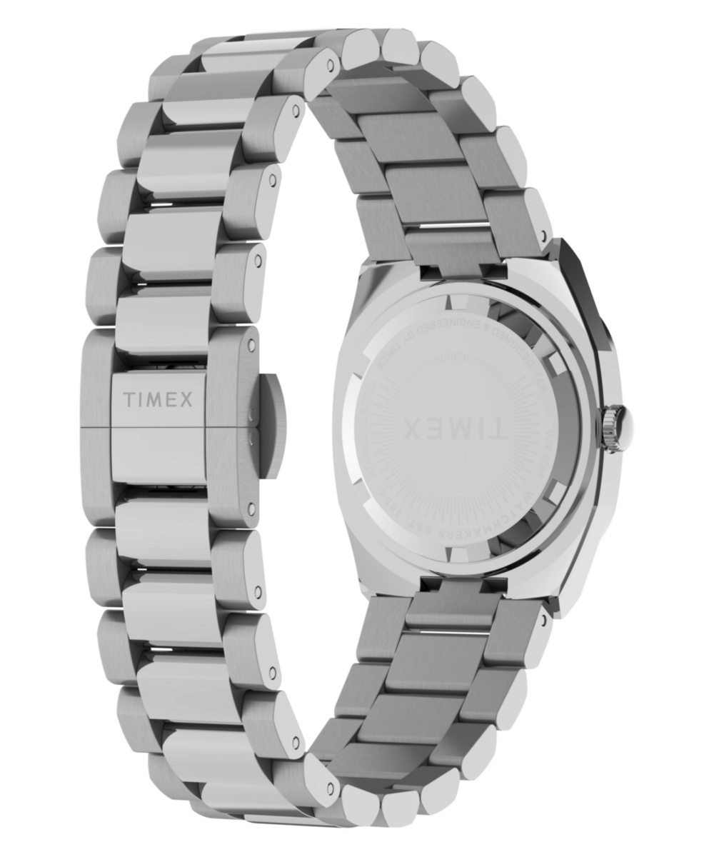 Timex® Quartz E Line 30mm Stainless Steel Bracelet Watch