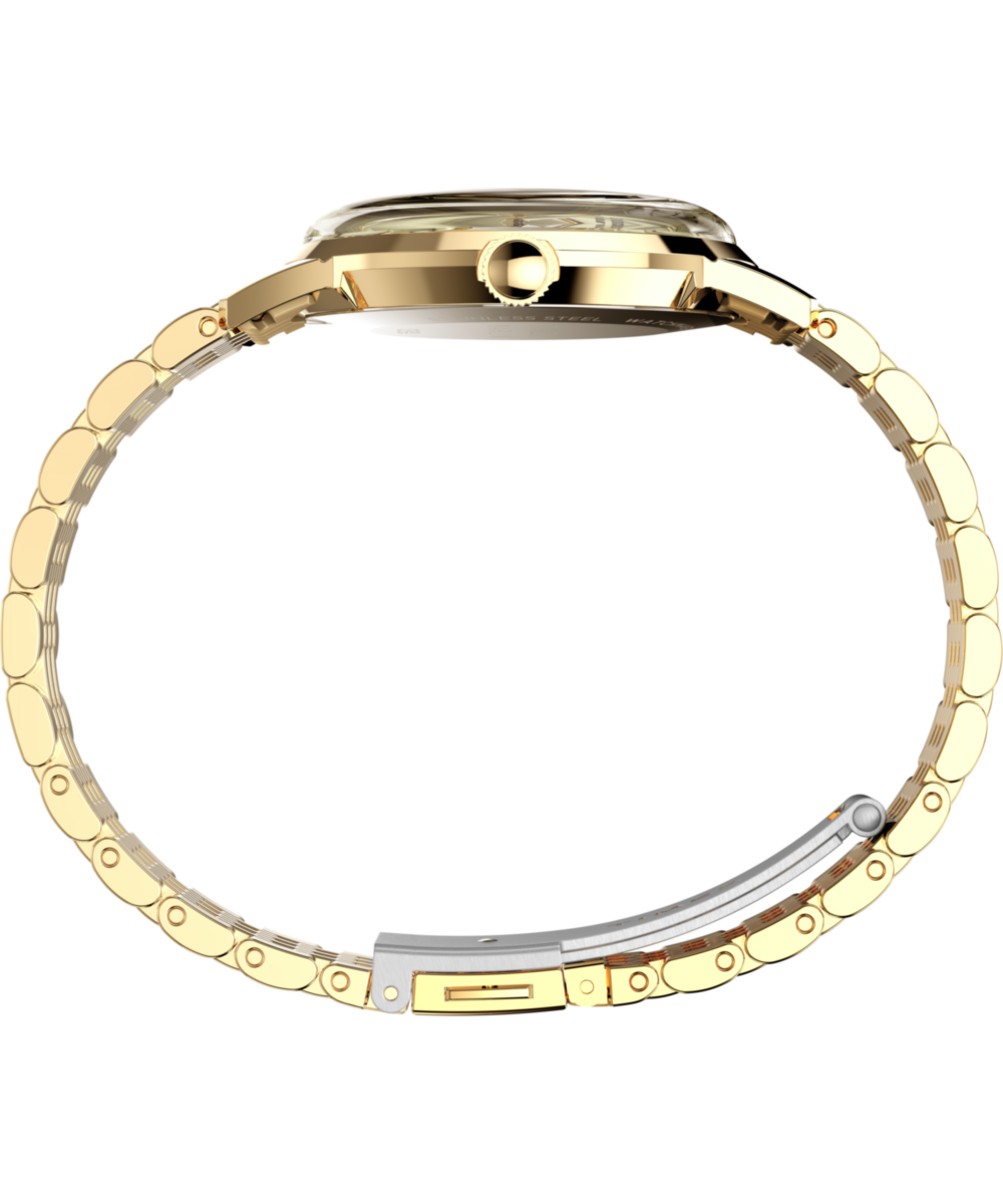 Marlin® Quartz 34mm Stainless Steel Bracelet Watch